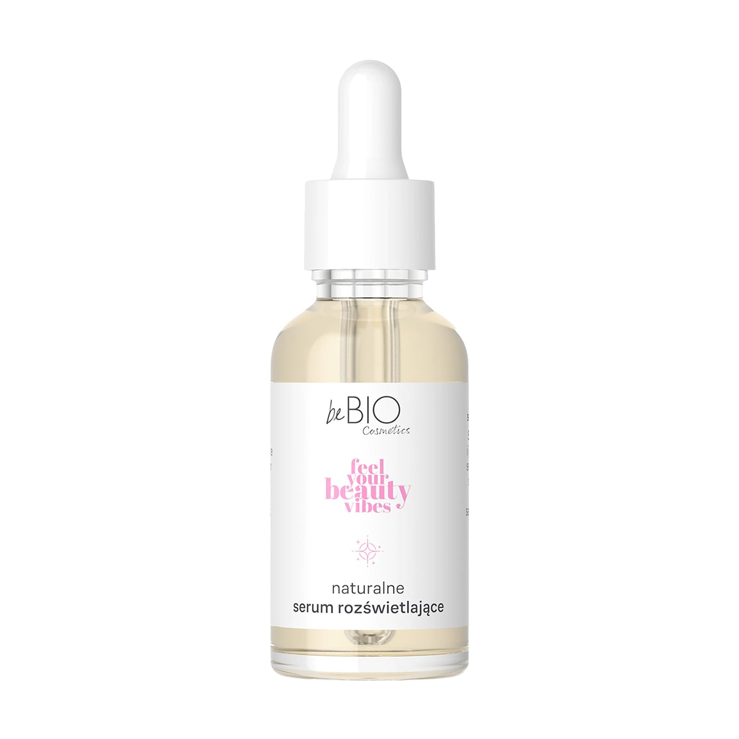 Освітлювальна сироватка для обличчя beBIO Feel Your Beauty Vibes Natural Brightening Serum, 30 мл
