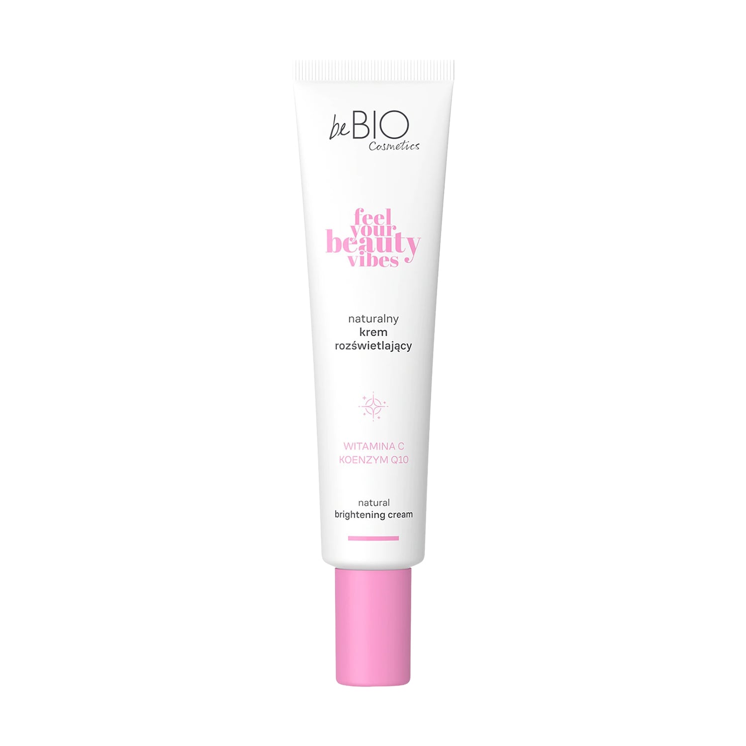 Освітлювальний крем для обличчя beBIO Feel Your Beauty Vibes Natural Brightening Cream, 40 мл